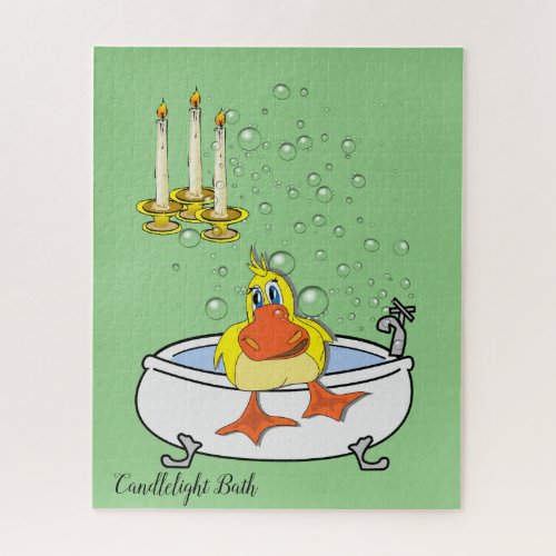 Puzzles Yellow Duck Candlelight Bath Bubbles