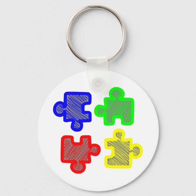 Puzzleteile jigsaw puzzle keychain (Front)