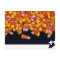 Puzzling Candy Corn Postcard