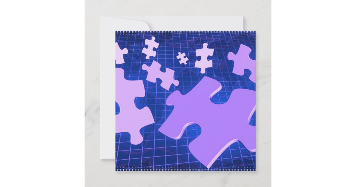 Speed Puzzling Invitations Puzzling Invitations | Zazzle
