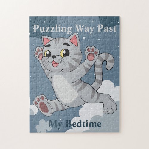 Puzzling Past Bedtime With Cat Puzzle