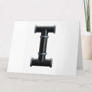 PVC Pipe Letter Concept Card