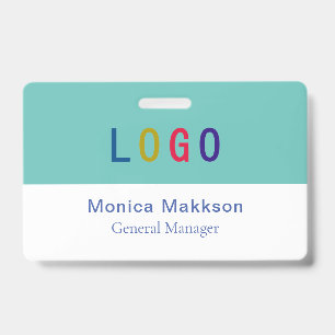 PVC Plastic Volunteer Badge with Clip Custom Logo