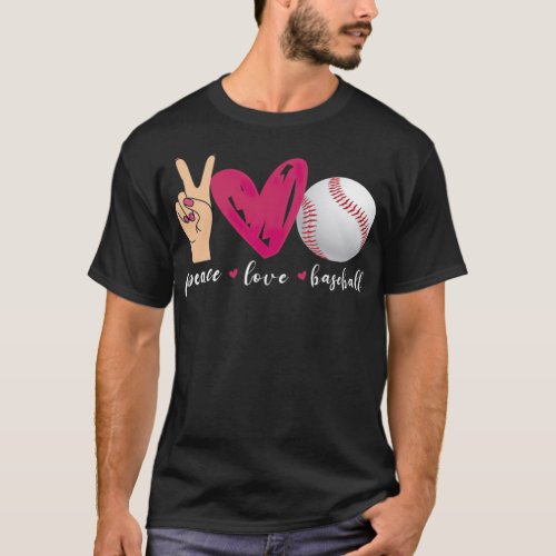 pwachel love soccer baseball diamond s  T_Shirt