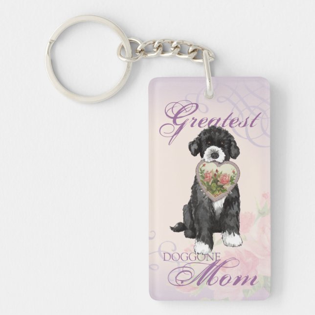 PWD Heart Mom Keychain (Front)