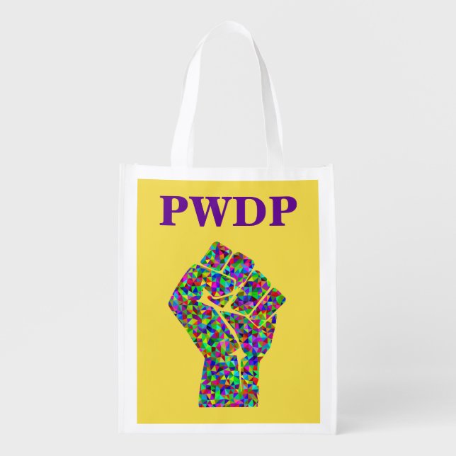 PWDP prismatic fist reusable bag (Front)