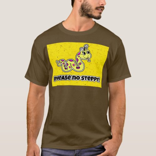 Pwease No Steppy Gadsden Flag Dont Tread on Me T_Shirt