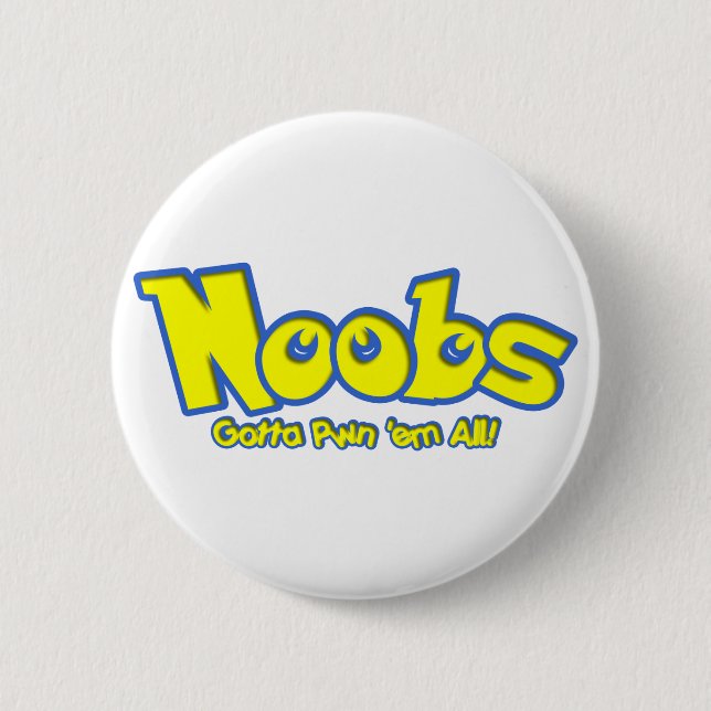 Pwn Noobs Button (Front)
