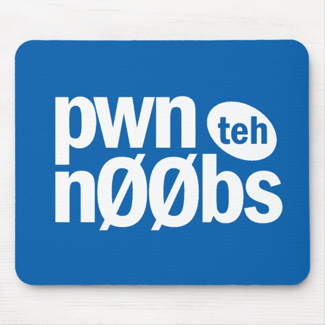 Pwn teh Noobs Mousepad (Front)