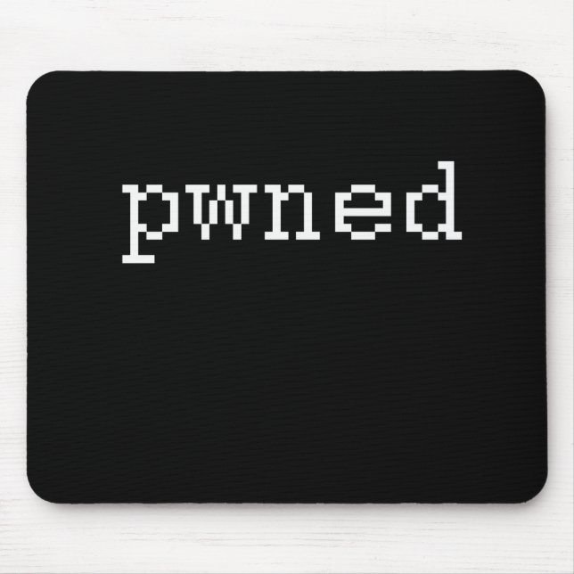 pwned mouse pad (Front)