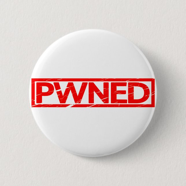 Pwned Stamp Button (Front)