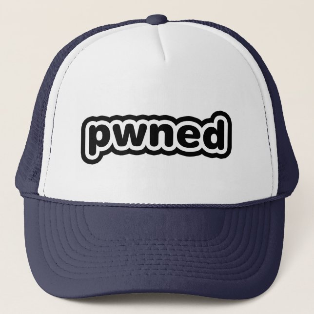 pwned trucker hat (Front)