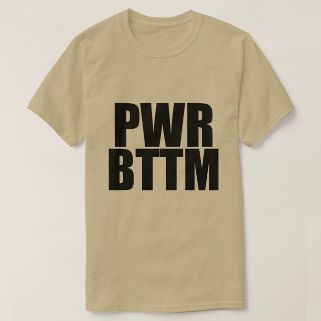 PWR BTTM T-Shirt (Design Front)