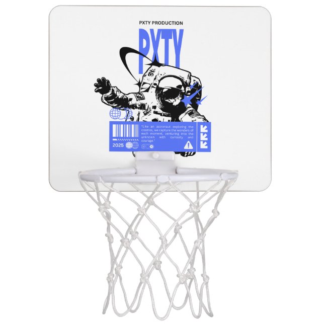PXTY Astronaut Mini Basketball Hoop (Front)