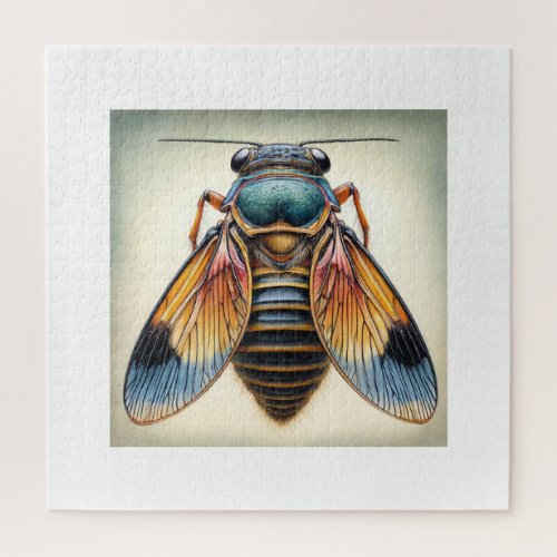 Pygmodeon insect IREF1301 _ Watercolor Jigsaw Puzzle