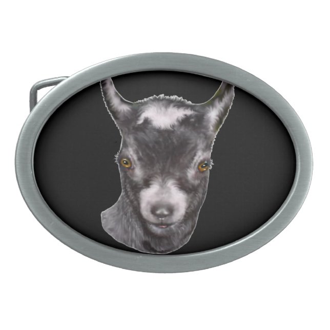 Pygmy   Goat Belt Buckle (Front)