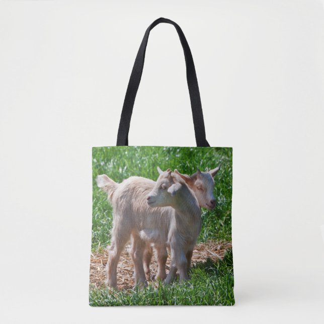 Pygmy Goat Kids All Over Print Bag (Front)