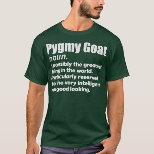 Pygmy Goat pet lover gifts definition  T_Shirt