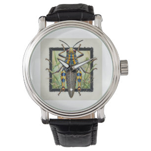 Pygmy Grasshopper 020924IREF232 - Watercolor Watch