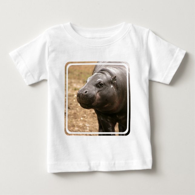 Pygmy Hippo Baby T-Shirt (Front)