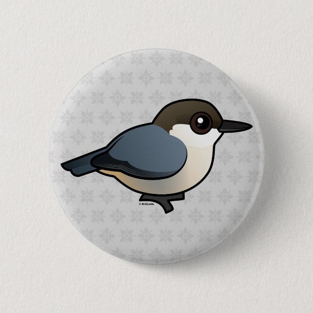 Pygmy Nuthatch Button (Front)