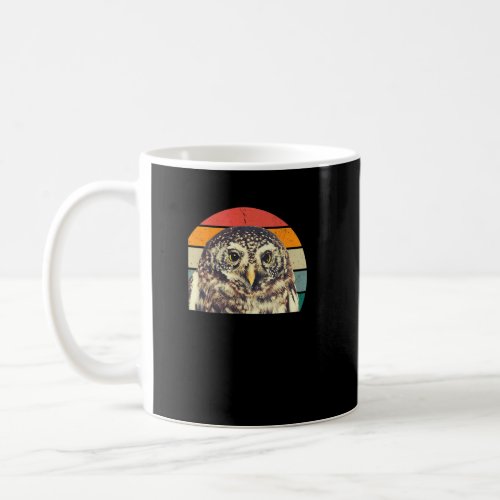 Pygmy Owl Cute Retro Men Women Kids  Coffee Mug