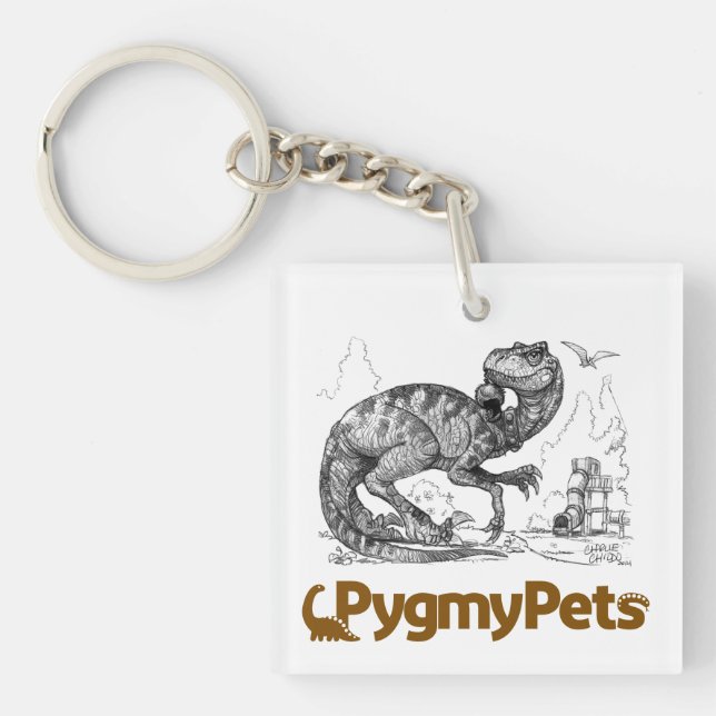 PygmyPets Raptor - Keychain (Front)
