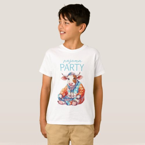 Pyjamaparty with friends for adults and children T_Shirt