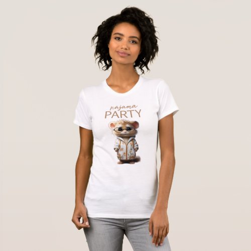 Pyjamaparty with friends for adults and children T_Shirt