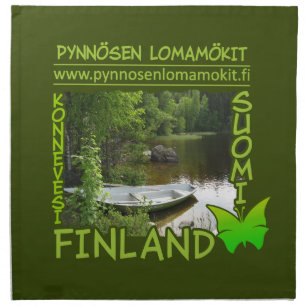Pynnösen Lomamökit custom cloth napkins