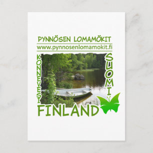 Pynnösen Lomamökit postcard - customize