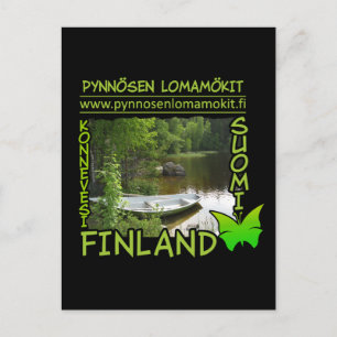 Pynnösen Lomamökit postcard - customize