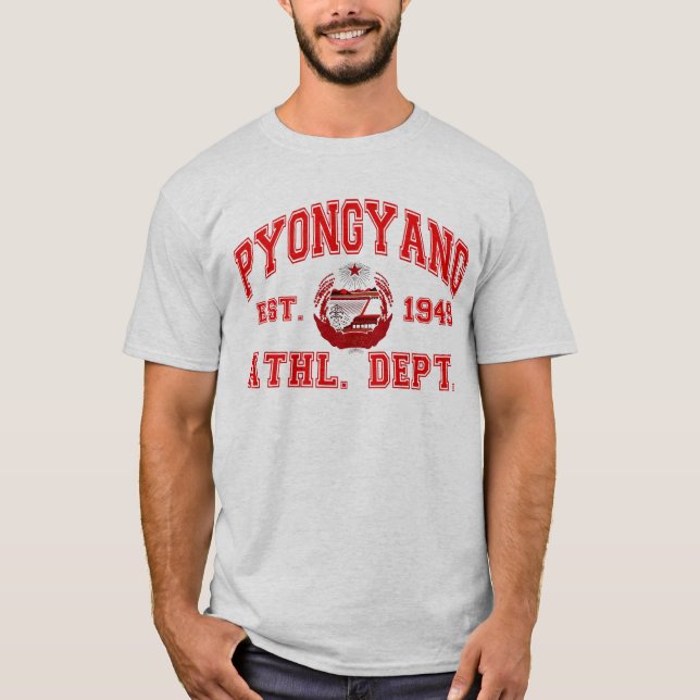 Pyongyang Athletic Departmen T-Shirt (Front)