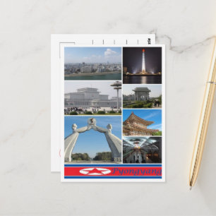 Pyongyang - North Korea - Postcard