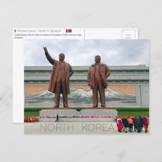 Pyongyang, North Korea Postcard