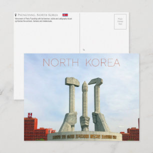 Pyongyang, North Korea Postcard
