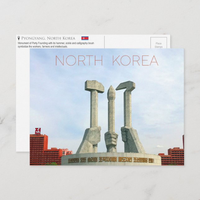 Pyongyang, North Korea Postcard (Front/Back)