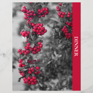 Pyracantha Berry Dinner Recipe Divider