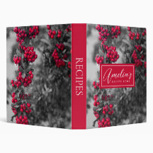 Pyracantha Berry Recipe Binder