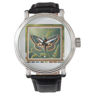 Pyralid Moth 300724IREF220 - Watercolor Watch