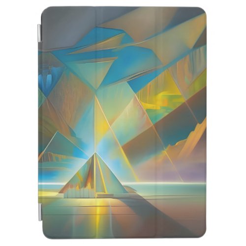 Pyramid Landscape Geometric Abstract Design iPad Air Cover