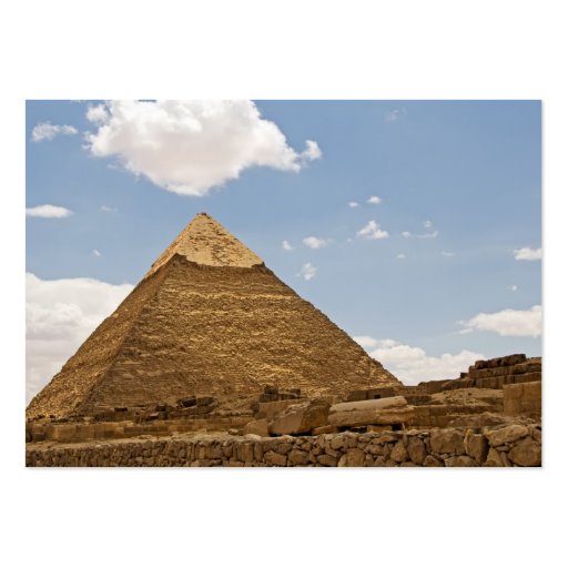 Pyramid Large Business Card | Zazzle