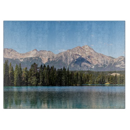 Pyramid Mountain Canadian Landscape Photography Cutting Board