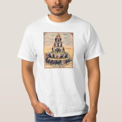Pyramid Of Capitalist System T_Shirt