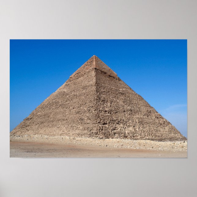 Pyramid of Cheops - Cairo, Egypt Poster (Front)