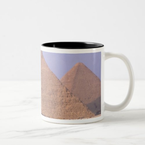 Pyramid of Menkaure Mycerinus Pyramid of Two_Tone Coffee Mug