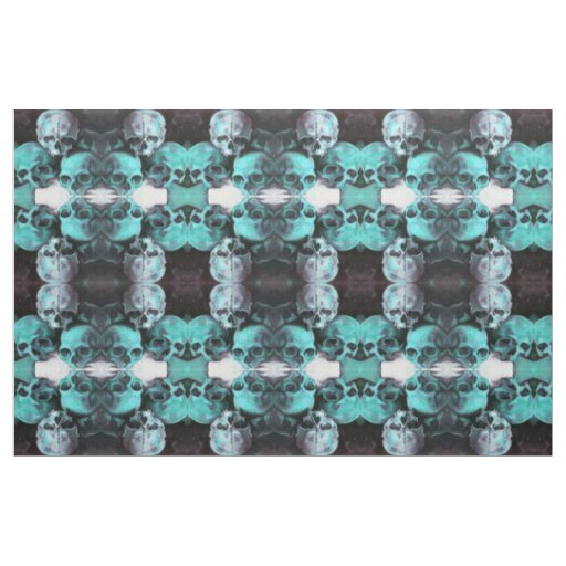 Pyramid of Skulls After Cezanne Fabric