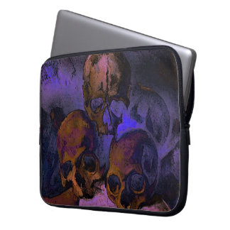 Pyramid of Skulls Laptop Sleeve