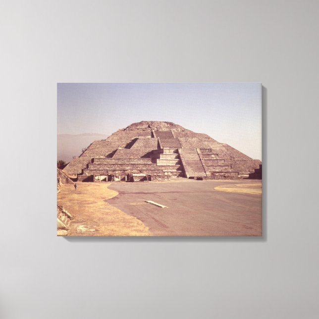 Pyramid of the Moon, built c.100-350 AD Canvas Print (Front)