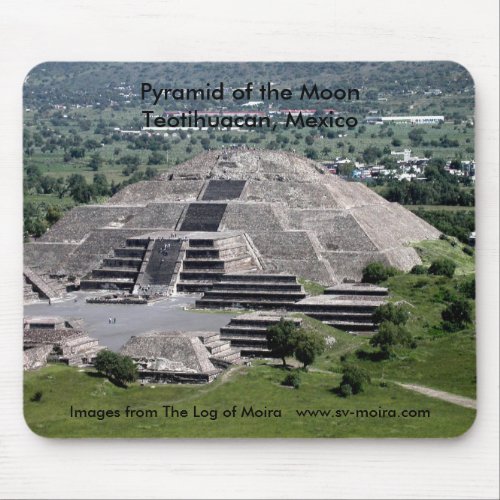 Pyramid of the Moon Teotihuacan Mexico Mouse Pad